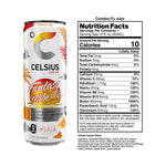 CELSIUS Energy Drink RTD Celsius Size: 12 Cans Flavor: Blue Razz Lemonade (Fizz Free & Brand New), Astro Vibe, Galaxy Vibe, Cosmic Vibe, Oasis Vibe, Lemon Lime, Fantasy Vibe, Sparkling Grape Rush, Mango Passionfruit, Arctic Vibes, Strawberry Lemonade, Str