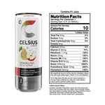 CELSIUS Energy Drink RTD Celsius Size: 12 Cans Flavor: Blue Razz Lemonade (Fizz Free & Brand New), Astro Vibe, Galaxy Vibe, Cosmic Vibe, Oasis Vibe, Lemon Lime, Fantasy Vibe, Sparkling Grape Rush, Mango Passionfruit, Arctic Vibes, Strawberry Lemonade, Str