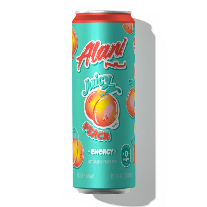 Alani Nu Energy Drinks Energy Drink Alani Nu Size: 12 Cans Flavor: Juicy Peach