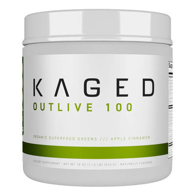 Outlive 100 Supefood Greens Vitamins & Supplements KAGED Size: 30 Servings Flavor: Apple Cinnamon