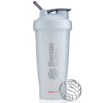 Classic BlenderBottle Accessories Blender Bottle Size: 20 Oz., 28 Oz. Color: Coral, Full White, Triple Black, Army Green, Black/Clear, Navy, Plum, Cyan, Teal, Pebble Grey, Pink, Swole Patrol (Limited)