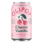 Olipop Prebiotic Healthy Soda RTD Olipop Size: 12 Cans Flavor: Tropical Punch, Cherry Cola, Cream Soda, Classic Grape, Strawberry Vanilla, Classic Root Beer