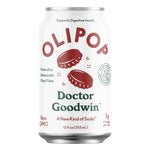 Olipop Prebiotic Healthy Soda RTD Olipop Size: 12 Cans Flavor: Tropical Punch, Cherry Cola, Cream Soda, Classic Grape, Strawberry Vanilla, Classic Root Beer