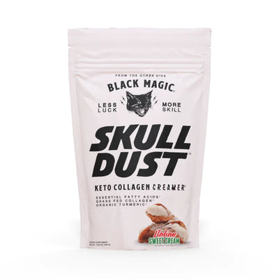 Black Magic Skull Dust Keto Collagen Coffee Creamer Collagen Black Magic Size: 20 Servings Flavor: Italian Sweet Cream