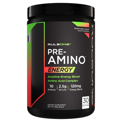 R1 Pre-Amino Aminos Rule One Size: 30 Servings Flavor: Watermelon Splash