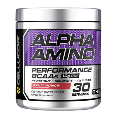 Cellucor Alpha Amino EAA & BCAA Powder Aminos Cellucor Size: 30 Servings Flavor: Icy Blue Razz