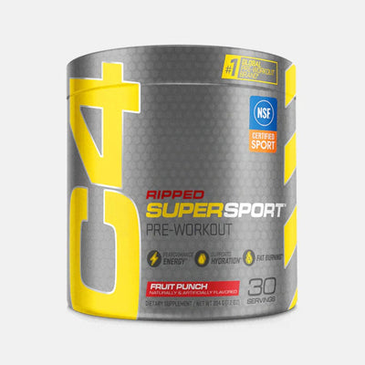 C4 Sport Pre Workout Pre-Workout Cellucor Size: 30 Servings Flavor: Fruit Punch