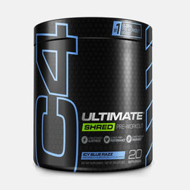 Cellucor C4 Ultimate Shred Pre Workout Powder Pre-Workout Cellucor Size: 20 Servings Flavor: Icy Blue Razz