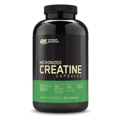 Optimum Nutrition Micronized Creatine Capsules Creatine Optimum Nutrition Size: 200 Capsules Flavor: Unflavored