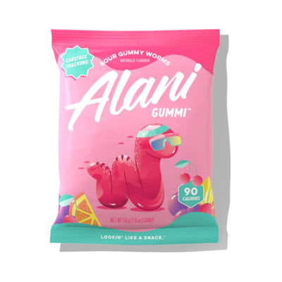 Alani Nu Gummy Healthy Snacks Alani Nu Size: 12 Packs Flavor: Sour Gummy Worms