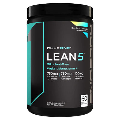 R1 Lean 5 Weight Management Rule One Size: 60 Servings Flavor: Blue Razz Lemonade