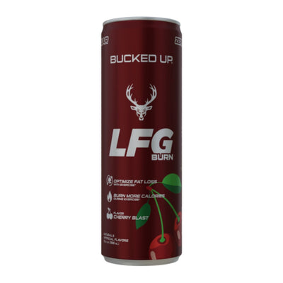 Bucked Up LFG Metabolism Boosting Energy Energy Drink Bucked Up Size: Case (12 Cans) Flavor: Cherry Blast