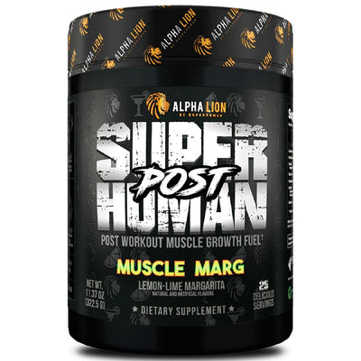 Alpha Lion Superhuman Post Vitamins & Supplements Alpha Lion Size: 25 Servings Flavor: Muscle Marg (Lemon-Lime Margarita)