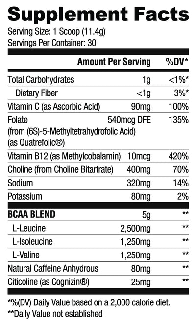 BCAA Focus x SunnyD Aminos RYSE Size: 30 Scoops Flavor: SunnyD™ Pineapple Mango