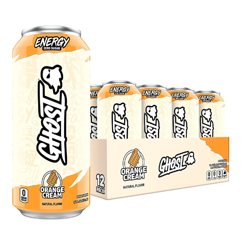 GHOST Energy Drink Energy Drink GHOST Size: 12 Cans Flavor: Orange Cream