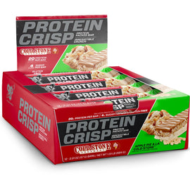 Protein Crisp Healthy Snacks BSN Size: 12 Bars Flavor: Cold Stone Mint Mint Chocolate Chocolate Chip, Cold Stone Birthday Cake Remix, Cold Stone Apple Pie A La Mode, Caramel Chocolate Crunch, Strawberry Crunch, Chocolate Crunch, Salted Toffee Pretzel, Pea