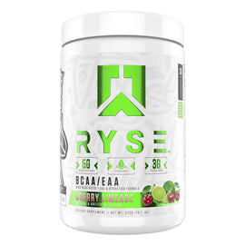 BCAA + EAA Amino Aminos RYSE Size: 30 Servings Flavor: Cherry Limeade