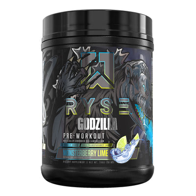 RYSE Godzilla Pre-Workout Preworkout RYSE Size: 40 servings Flavor: Monsterberry Lime