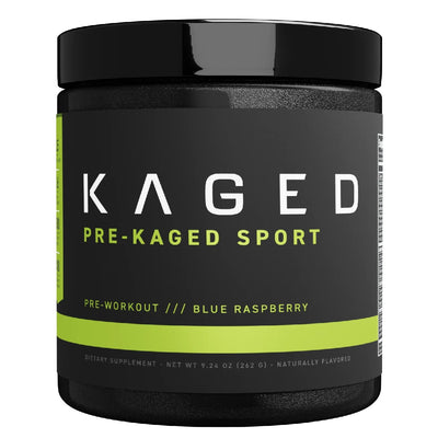 Pre-Kaged Sport Pre Workout Pre-Workout KAGED Size: Kaged Sport 20 Servings Flavor: Blue Raspberry