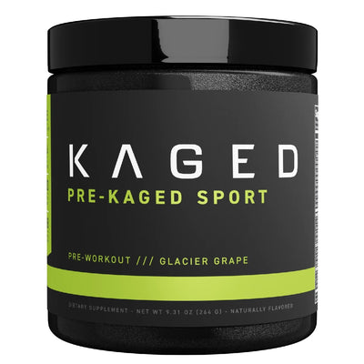 Pre-Kaged Sport Pre Workout Pre-Workout KAGED Size: Kaged Sport 20 Servings Flavor: Glacier Grape