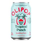 Olipop Prebiotic Healthy Soda RTD Olipop Size: 12 Cans Flavor: Tropical Punch