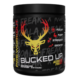 Bucked Up Koala Freak Pre Workout - Calum Von Moger Pre-Workout Bucked Up Size: 30 Servings Version: Bucked Up Flavor: Aussie Fruit (Peach Mango)