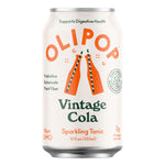 Olipop Prebiotic Healthy Soda RTD Olipop Size: 12 Cans Flavor: Tropical Punch, Cherry Cola, Cream Soda, Classic Grape, Strawberry Vanilla, Classic Root Beer