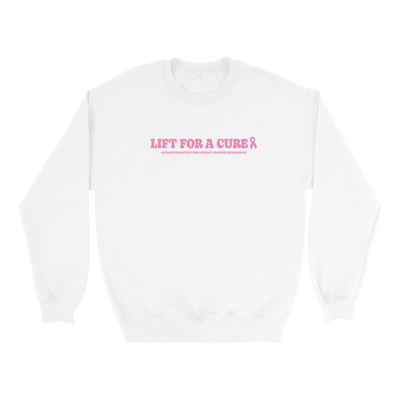 Lift for a cure sweatshirt Apparel & Accessories CampusProtein.com Colors: White Sizes: Small (S)