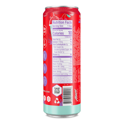 Alani Nu Energy Drinks Energy Drink Alani Nu Size: 12 Cans Flavor: Cherry Twist (NEW), Cosmic Stardust, Tropsicle, Mimosa, Cherry Slush, Watermelon Wave, Hawaiian Shaved Ice, Blue Slush by Whitney Simmons, Dream Float (Orange Creamsicle), Breezeberry, Kim