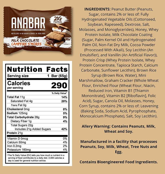 Anabar Healthy Snacks Final Boss Size: 12 Bars Flavor: Frosted Strawberry Cupcake, White Chocolate Cookies and Cream, White Chocolate Fruity Cereal Crunch, Milk Chocolate Campfire S&