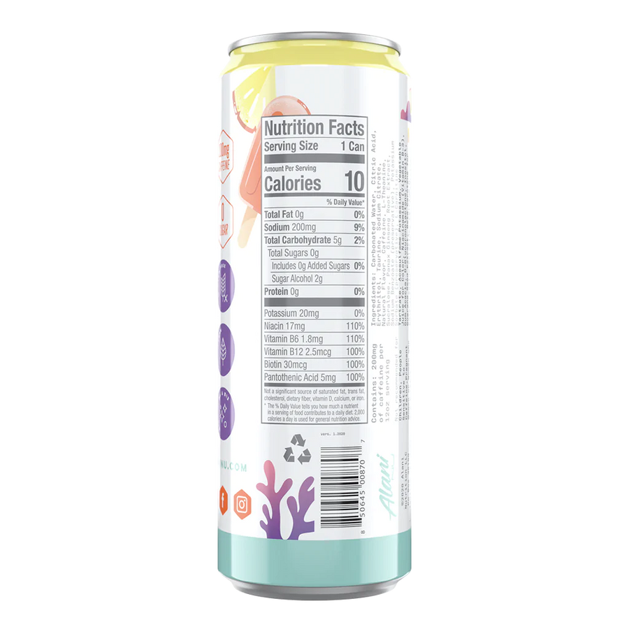 Alani Nu Energy Drinks Energy Drink Alani Nu Size: 12 Cans Flavor: Cherry Twist (NEW), Cosmic Stardust, Tropsicle, Mimosa, Cherry Slush, Watermelon Wave, Hawaiian Shaved Ice, Blue Slush by Whitney Simmons, Dream Float (Orange Creamsicle), Breezeberry, Kim